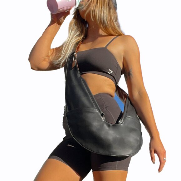 SASH Crossbody Bag Faux Leather Purse for Women  Travel Sling Bag - Picture 16 of 16